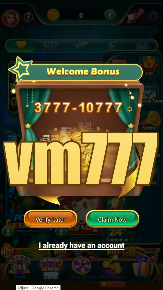 vm777 Masuk
